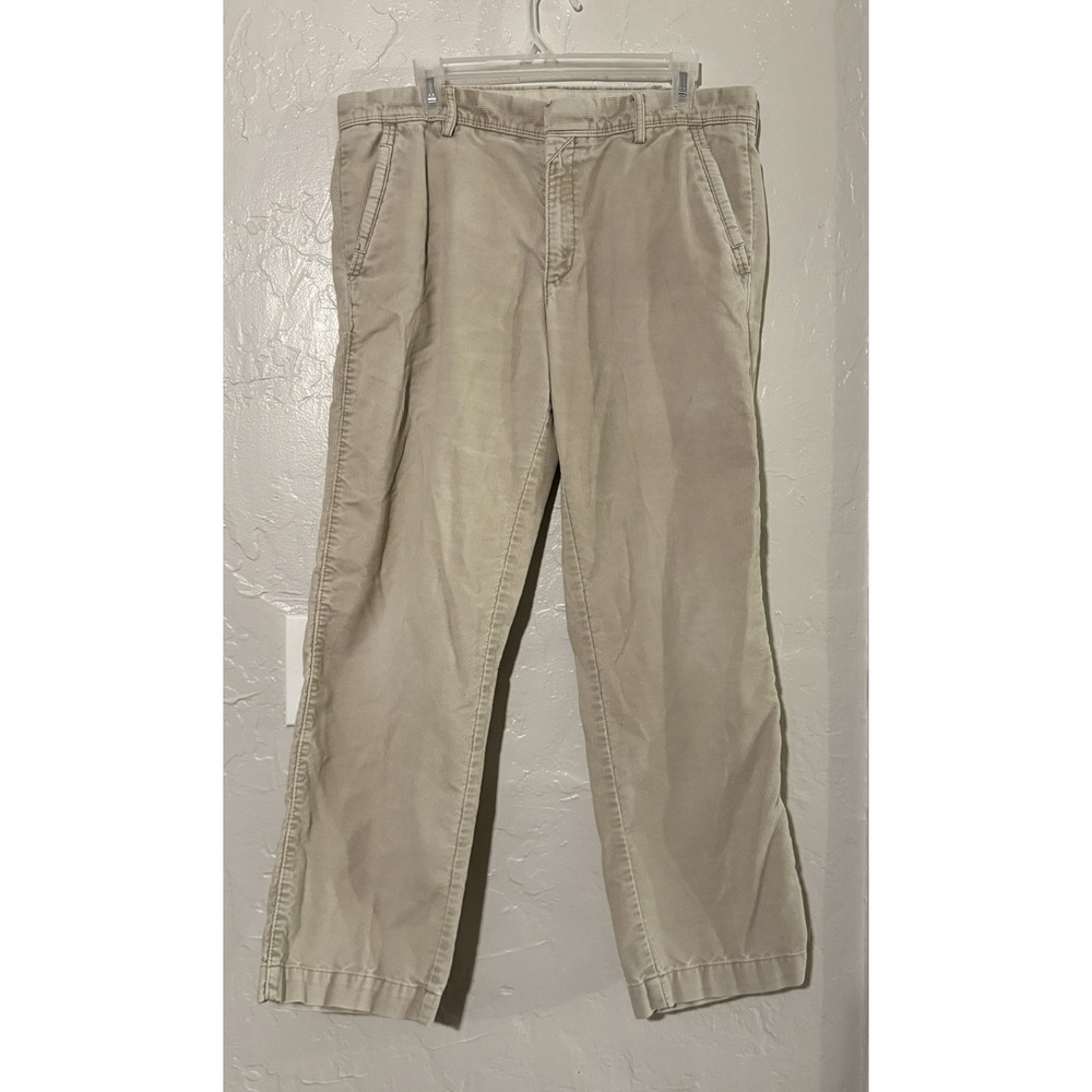 Live Your Own Way Men's Corduroy Pants 34X30 Beige